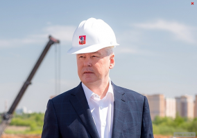 Мэр Москвы Сергей Собянин осмотрел ход реконструкции Калужского шоссе