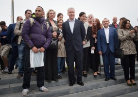 Сергей Собянин посетил обновленную Триумфальную площадь 