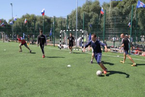 В районе Бирюлево Западное расположены три площадки для игры в футбол