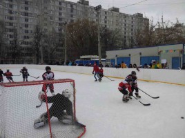 Хоккейный клуб «Снегири» одержал победу в матче с командой «Стерх»