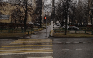 Светофор на Булатниковской улице