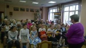 Дети на концерте в Библиотеке №160
