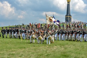 Участники объединения на реконструкции Бородинского сражения