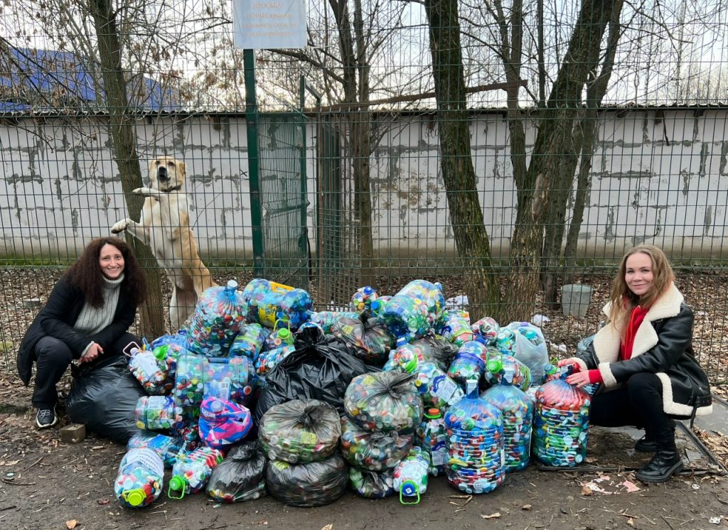 Волонтеры школы №2001 завершили участие в экологической акции. Фото: официальная страница школы №2001 в социальных сетях