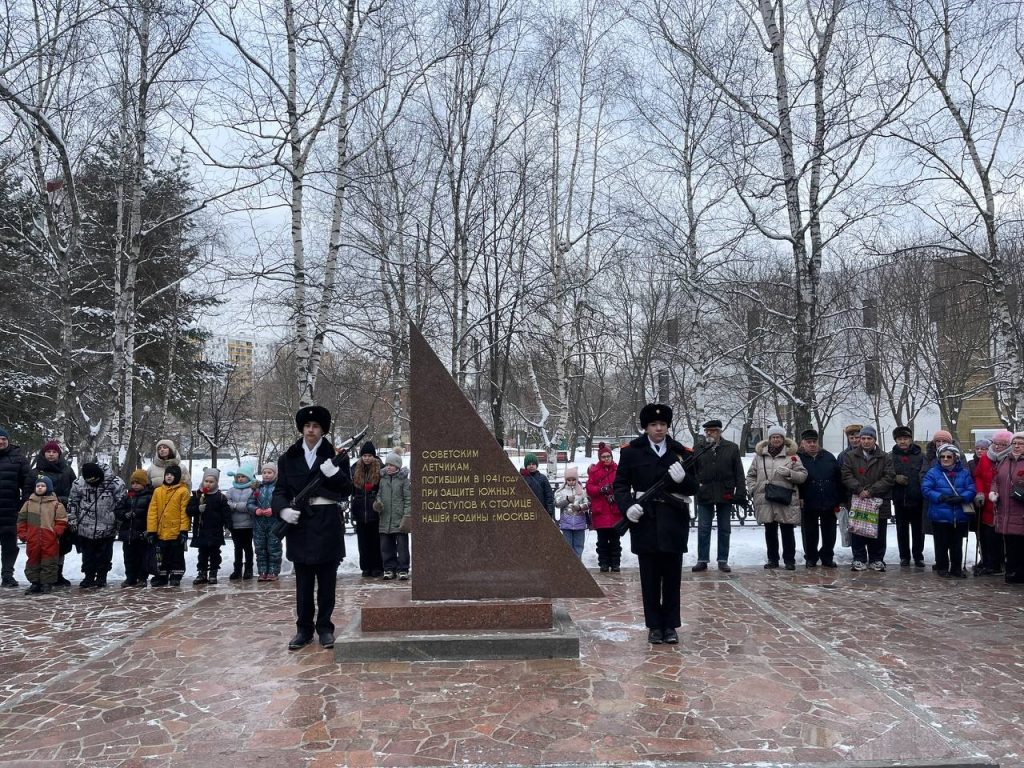 Памятную акцию ко Дню защитника Отечества проведут в сквере «Школьный». Фото: страница управы района Бирюлево Западное в социальных сетях