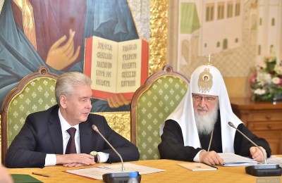 Мэр Москвы Сергей Собянин и Патриарх Кирилл поддержали программу по строительству и реставрации православных храмов