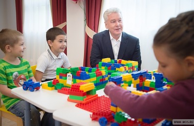 Мэр Москвы Сергей Собянин осмотрел новые детские сады на севере города