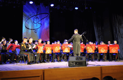 Выступление Московского военно-музыкального училища