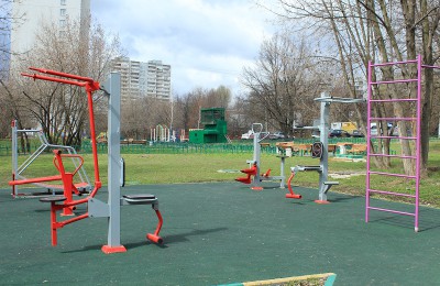 Спортивная площадка в районе Бирюлево Западное