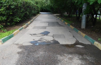 Ремонт дорожного покрытия провели в районе Бирюлево Западное