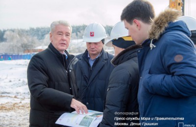 Новый путепровод связал восточные и западные кварталы Щербинки, заявил мэр Москвы Сергей Собянин