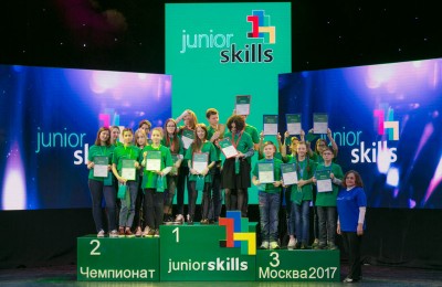 Учащиеся мультимедийной студии школы №2001 стали бронзовыми призерами чемпионата JuniorSkills Russia