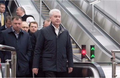 Мэр Москвы осмотрел новую трассу