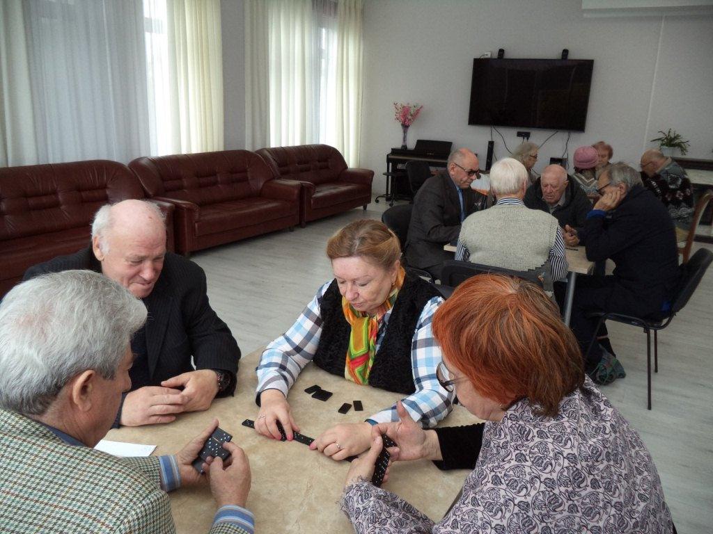 В районе Бирюлево Западное прошли соревнования по домино для пожилых