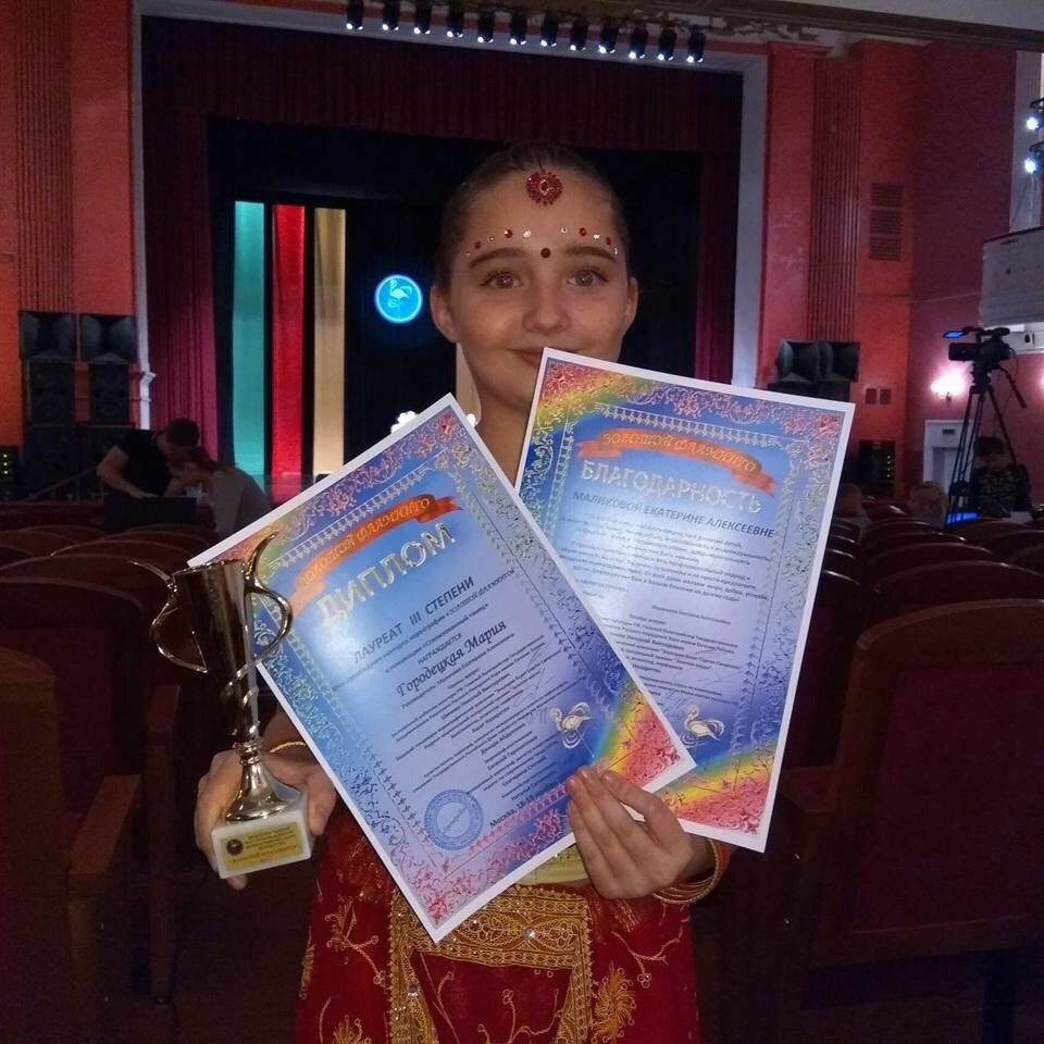Воспитанница «Танцевальной академии» стала призером конкурса «Золотой Фламинго»
