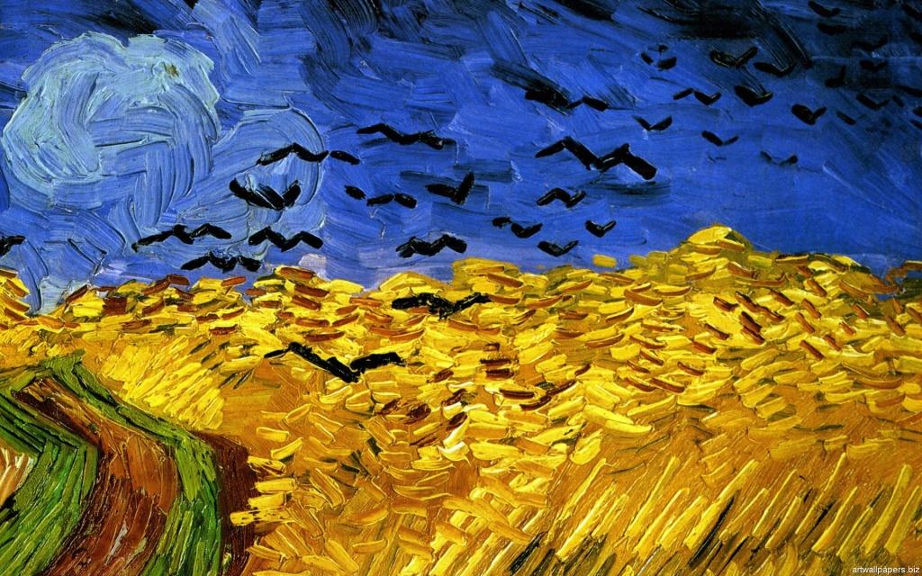 Винсент Ван Гог. Пшеничное поле с воронами