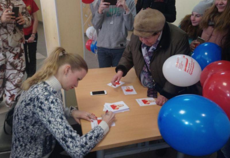 Ольга Капранова посетила избирательный участок в Бирюлеве Западном