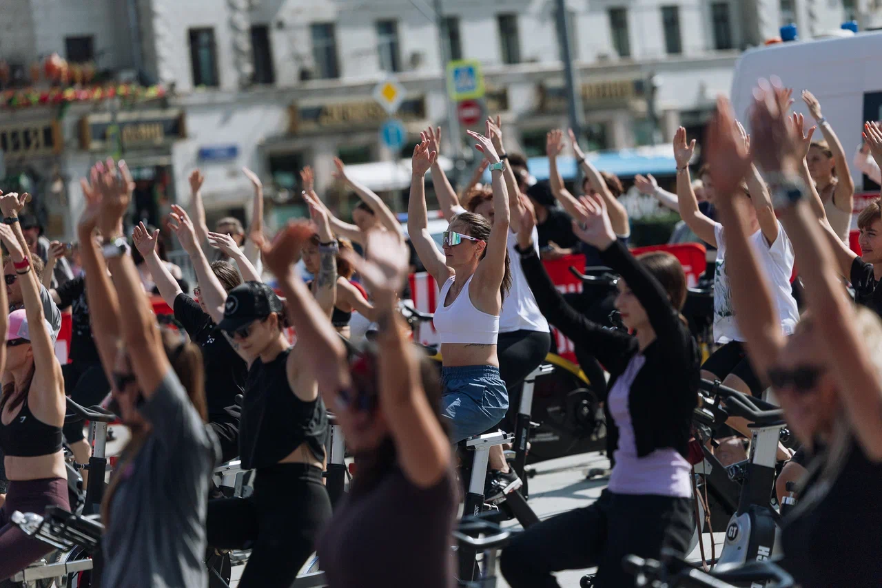 Более 300 тыс. человек стали участниками Дня физкультурника в столице. Фото: Департамент спорта города Москвы.