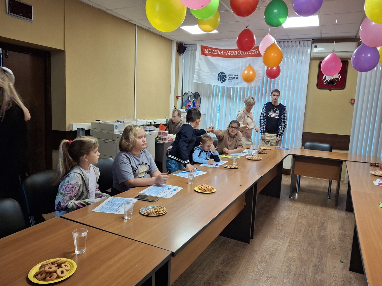 Члены Молодежной палаты района провели детское мероприятие. Фото: страница Молодежной палаты района Бирюлево Западное в социальных сетях