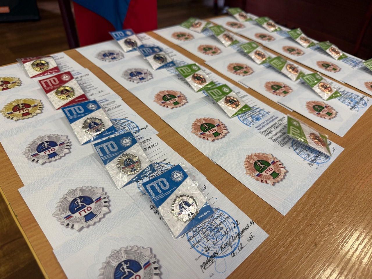 Торжественные церемонии награждения участников ГТО состоялись в школе №2001. Фото: официальная страница школы №2001 в социальных сетях